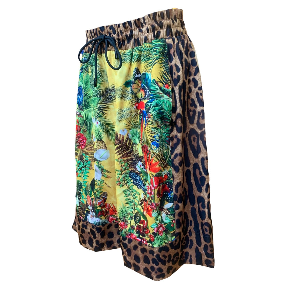 Dolce & Gabbana Tropical Leopard Shorts