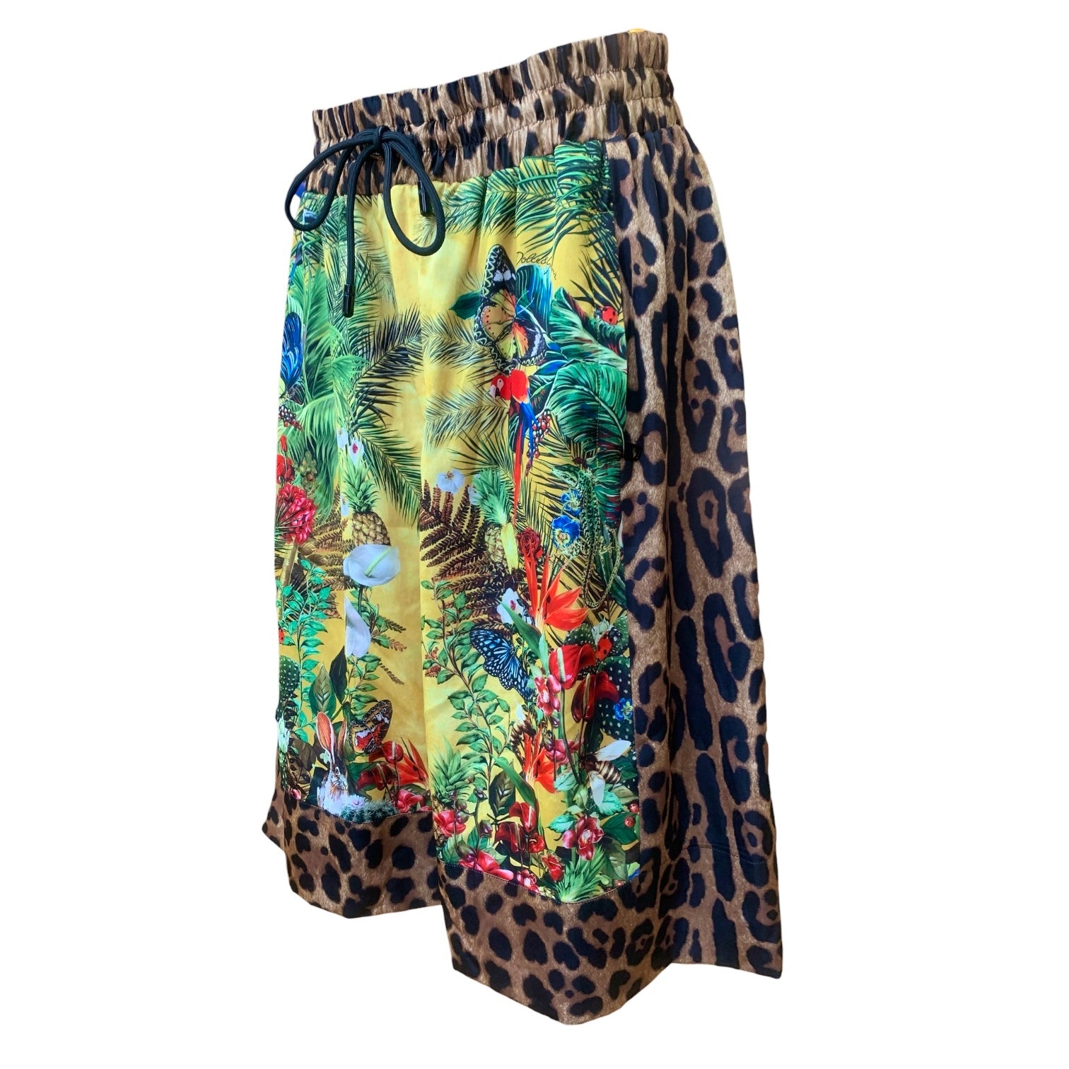 Dolce & Gabbana Tropical Leopard Shorts