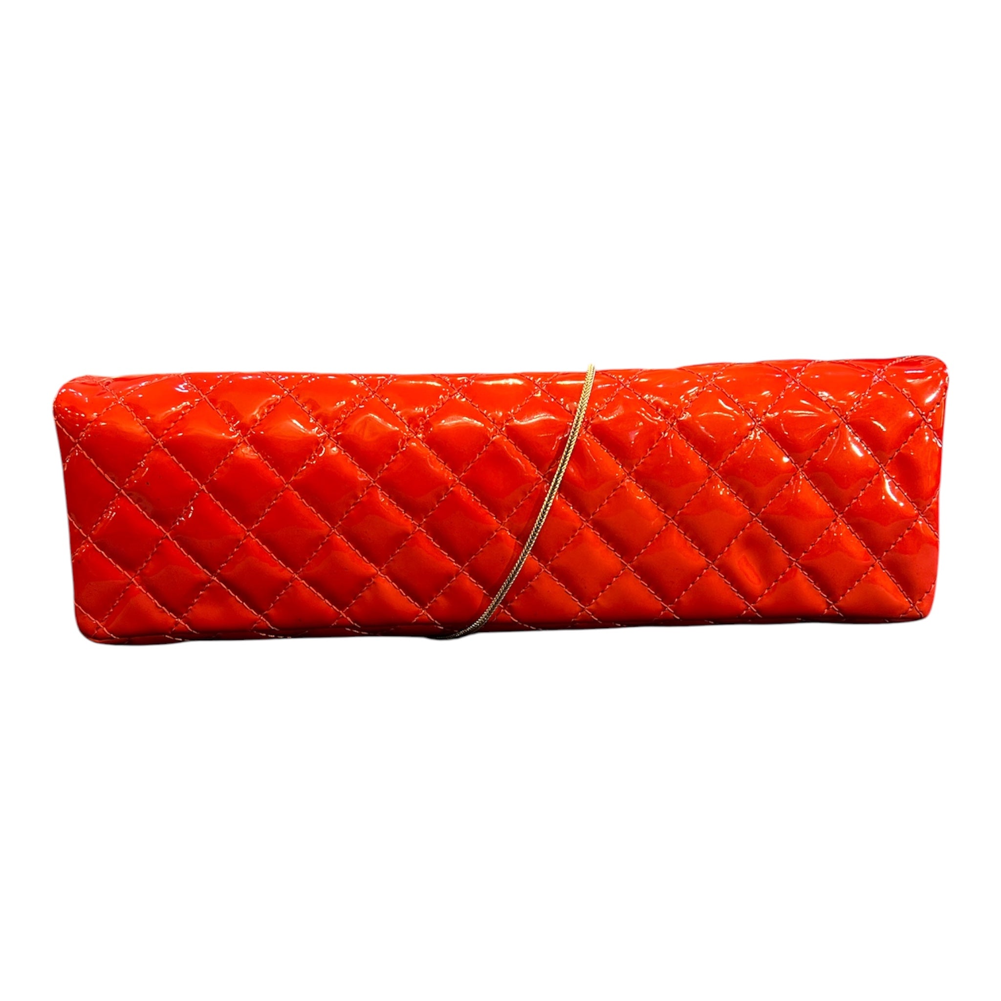 2005 Chanel Quilted Patent Reissue 2.55 East West Single Flap Handbag