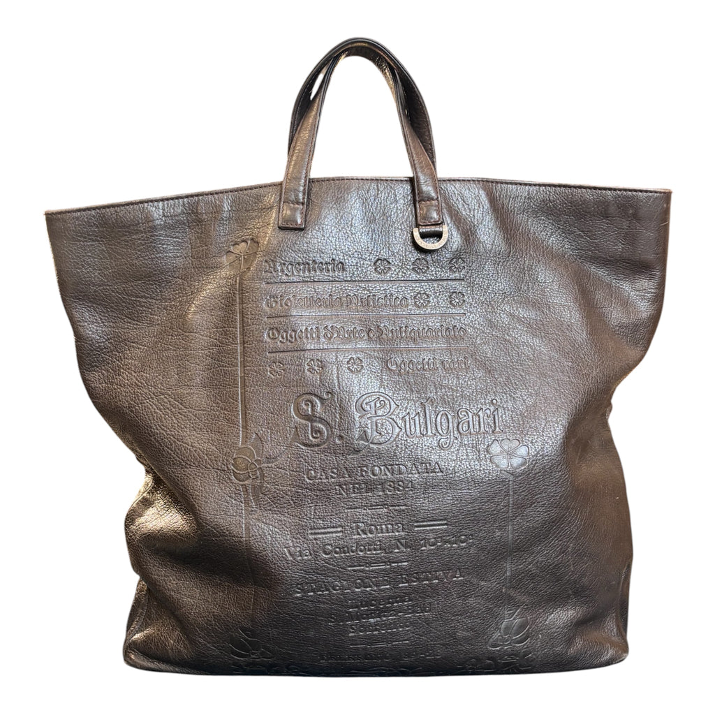 Bulgari Brown Leather Handbag