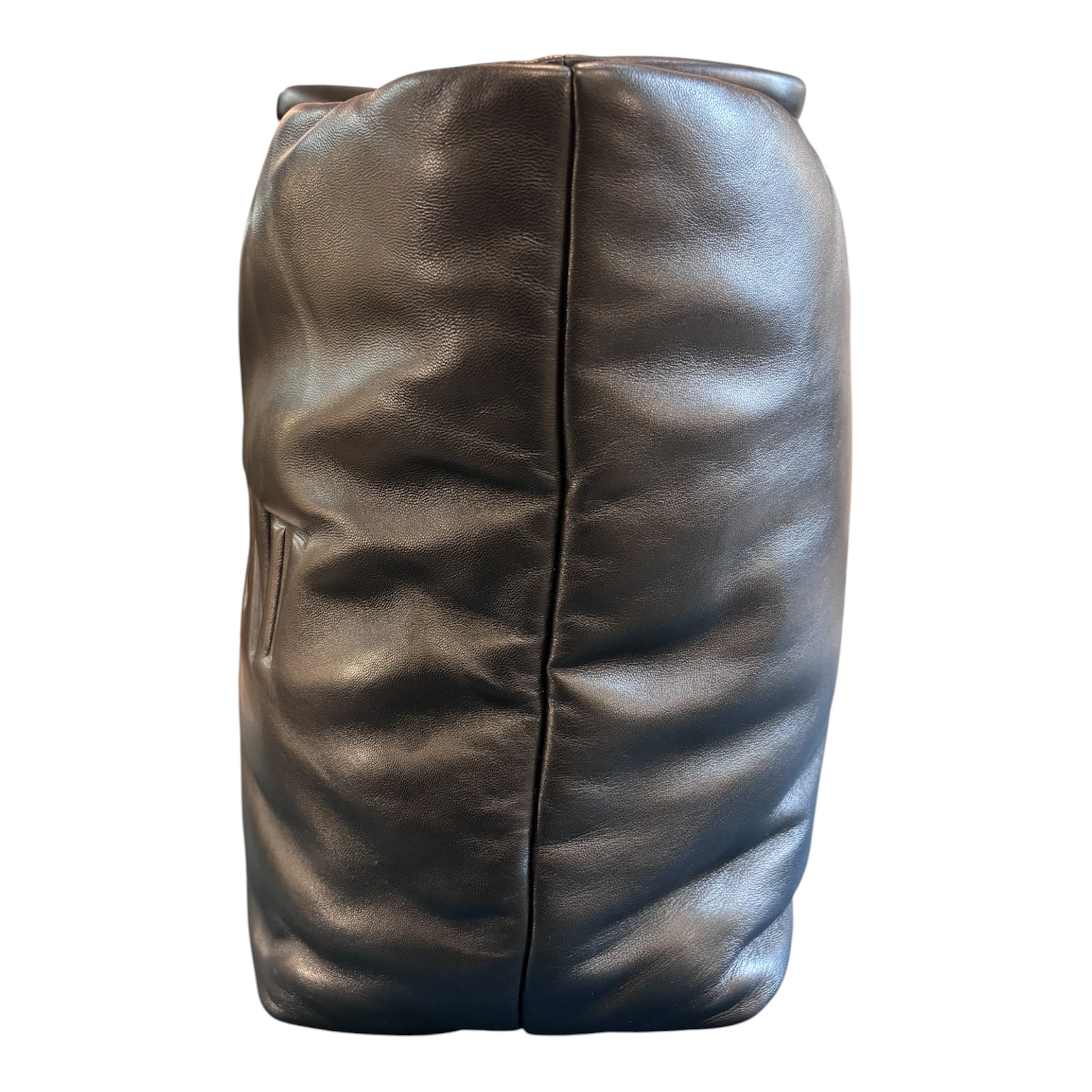 Saint Laurent Black Leather Tote Bag