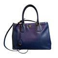 Prada Blue Leather Handbag