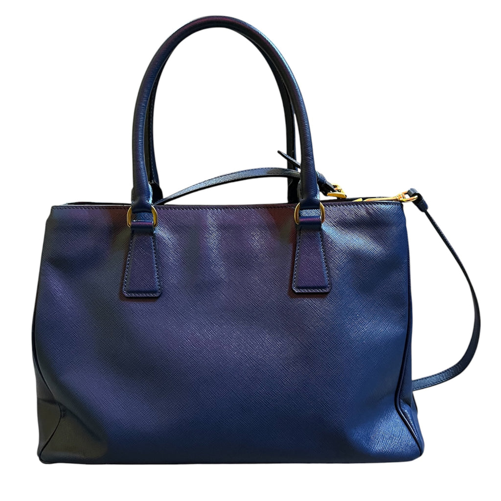 Prada Blue Leather Handbag