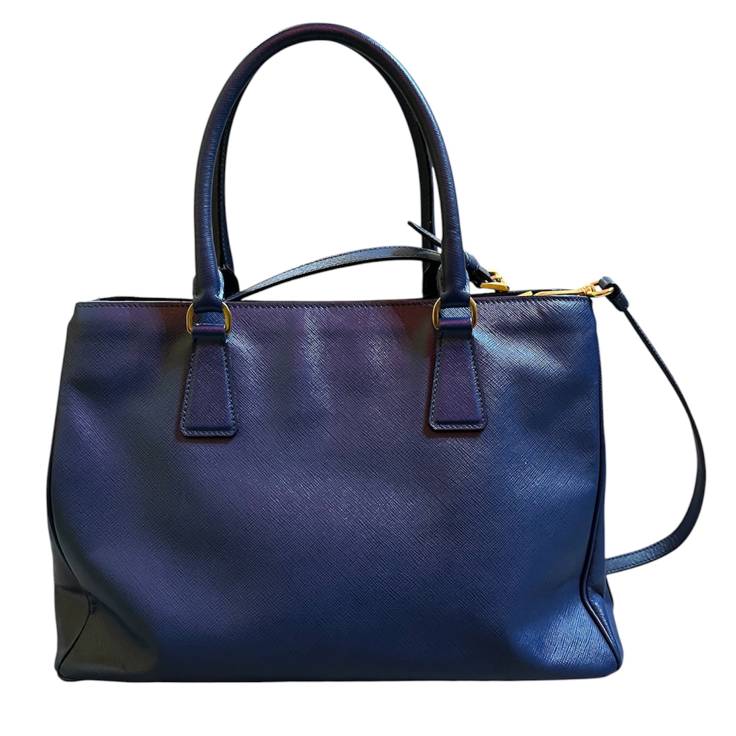 Prada Blue Leather Handbag