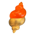 Dior Golden and Orange Shell Brooch