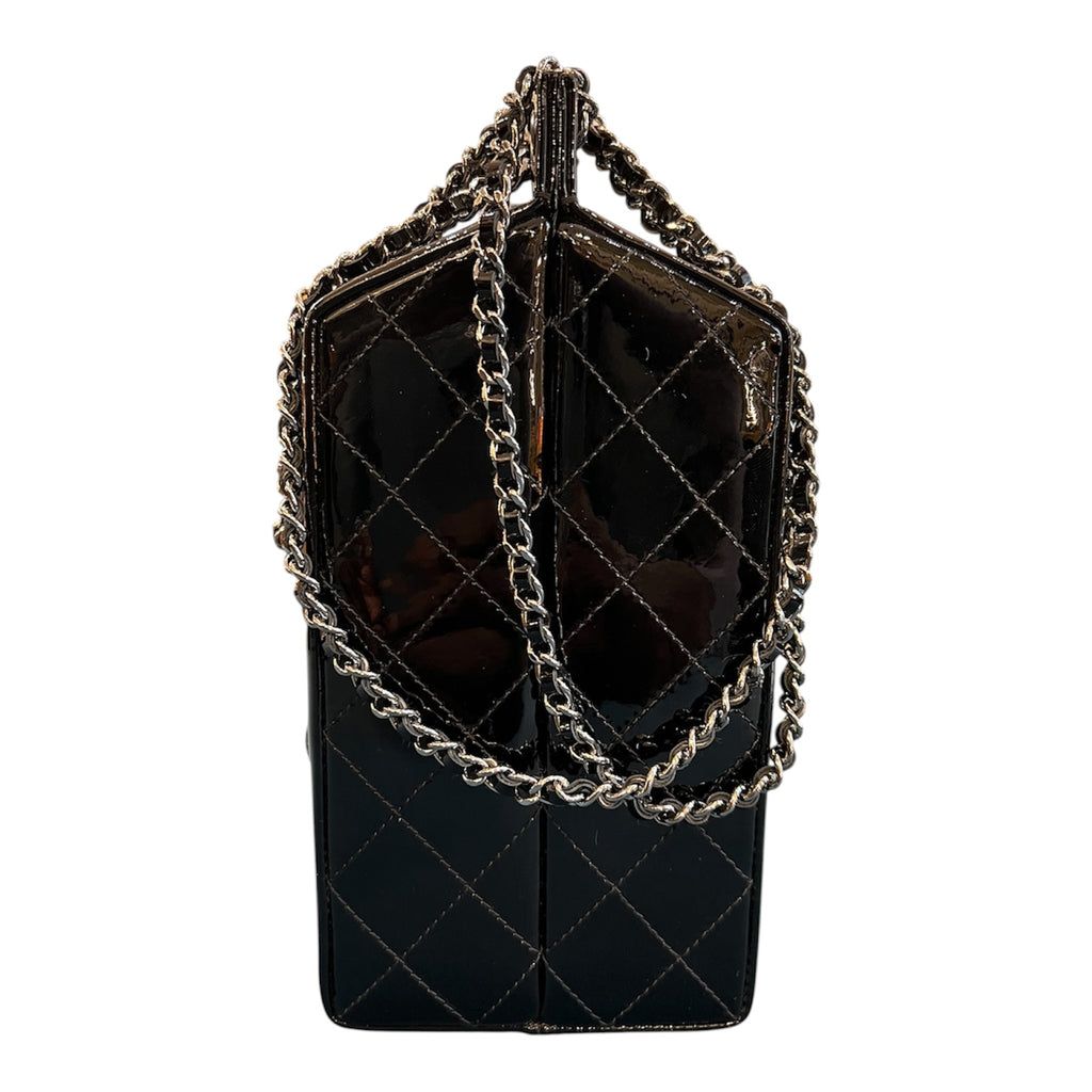 2014 Chanel Patent Milk Carton Crossbody Handbag