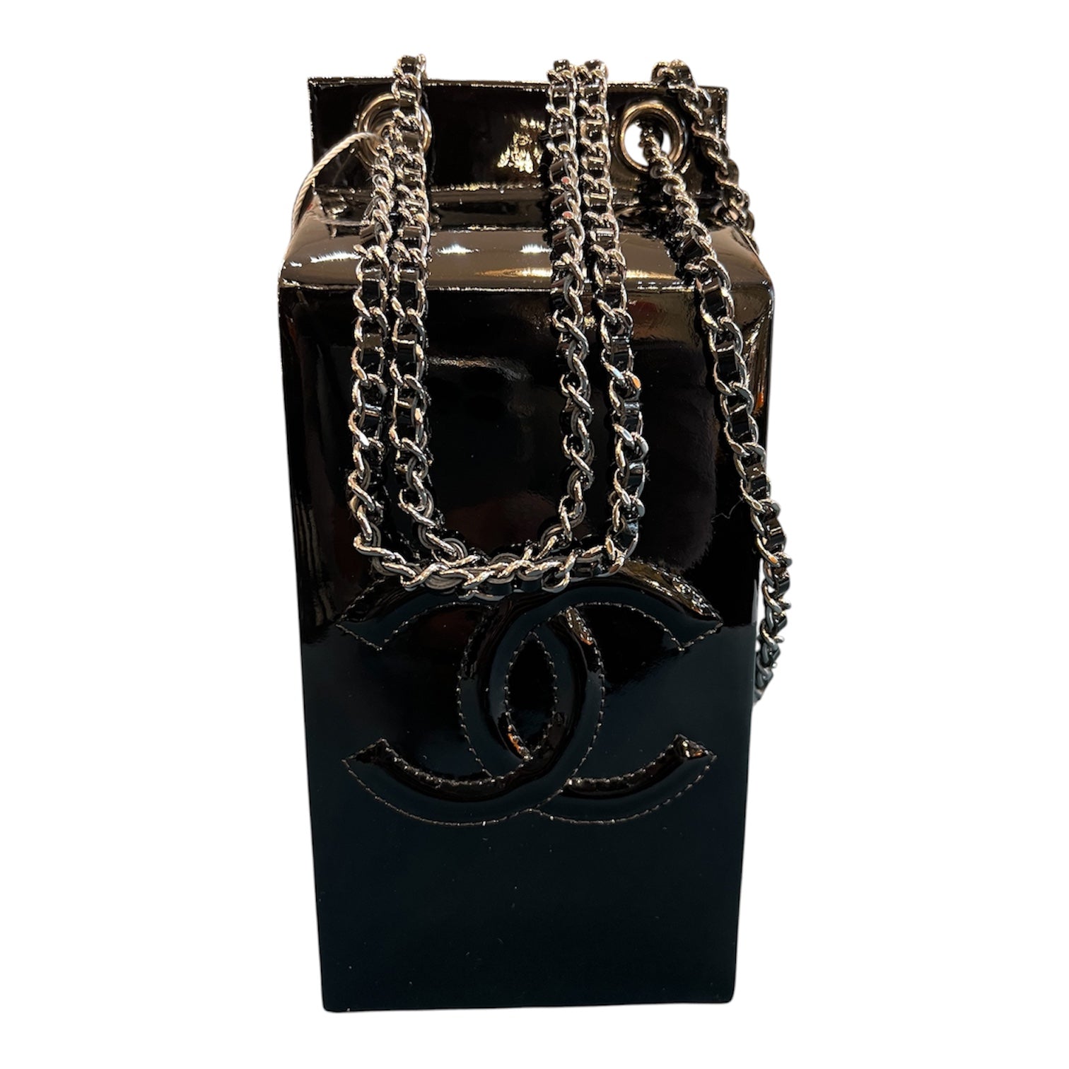 2014 Chanel Patent Milk Carton Crossbody Handbag – Opulence Vintage