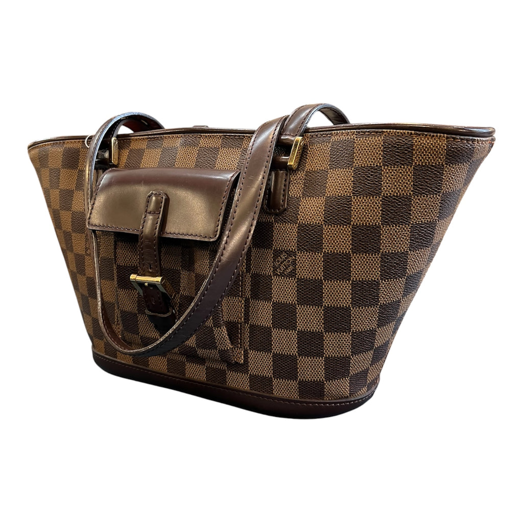 2003 Louis Vuitton Damier Ebene Manosque PM Handbag