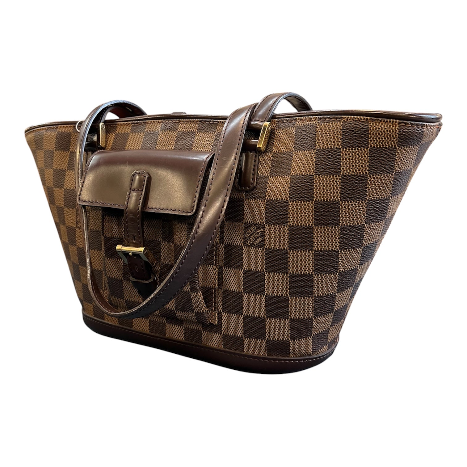 2003 Louis Vuitton Damier Ebene Manosque PM Handbag