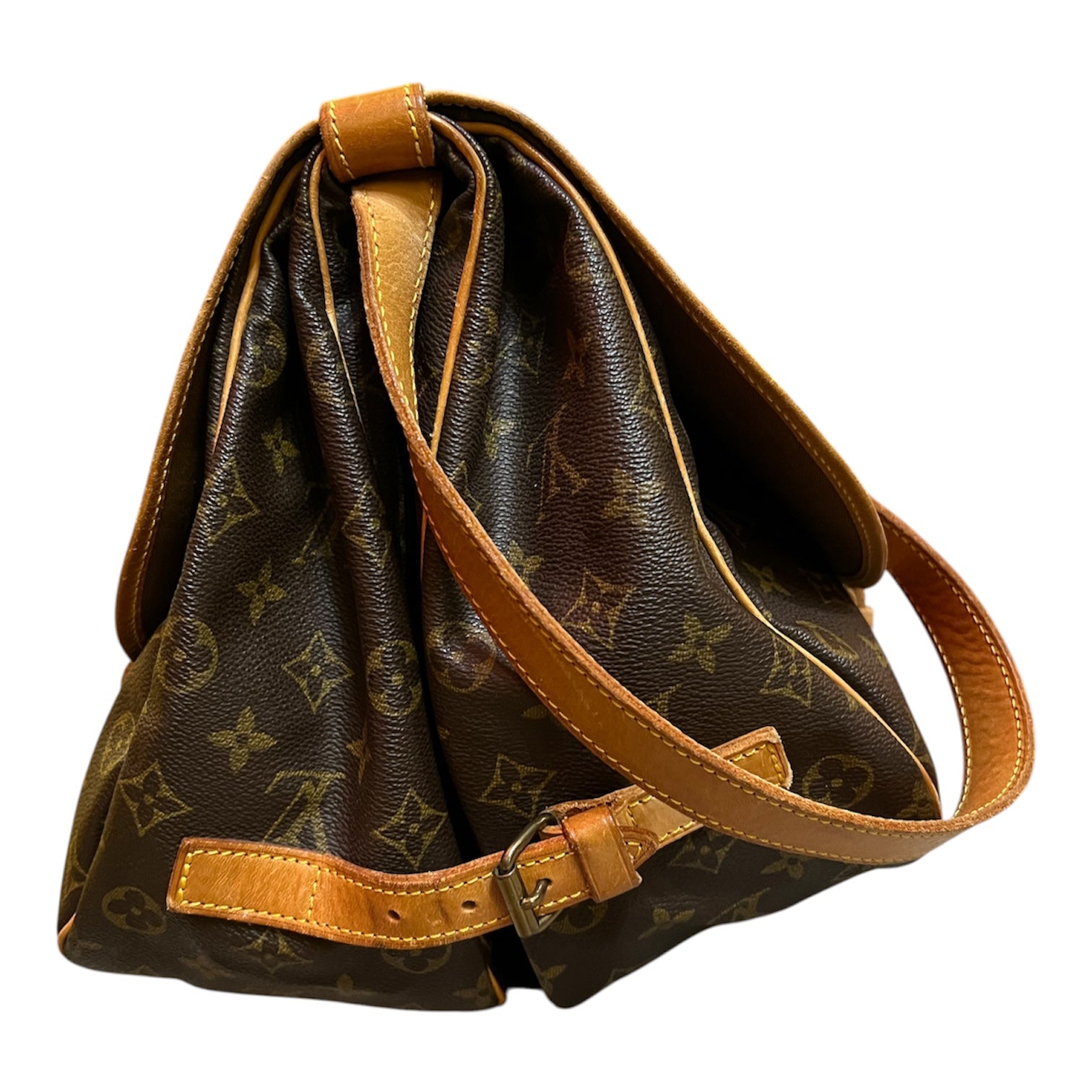 1992 Louis Vuitton Monogram Saumur 35 Shoulder Bag