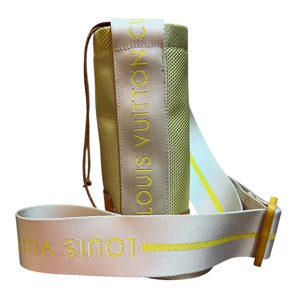 Louis Vuitton Bottle Holder in Chick Yellow Fabric