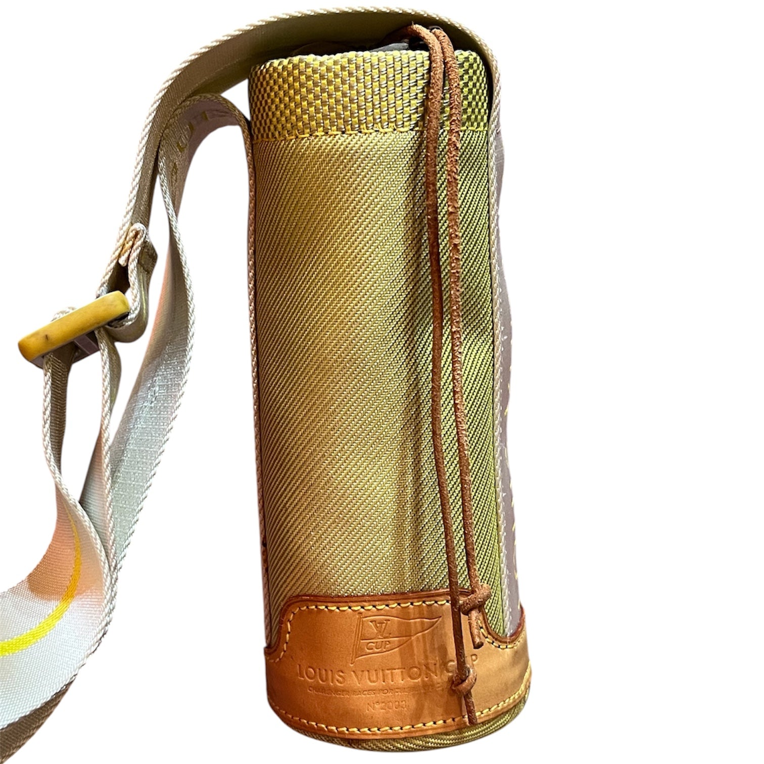 Louis Vuitton Bottle Holder in Chick Yellow Fabric