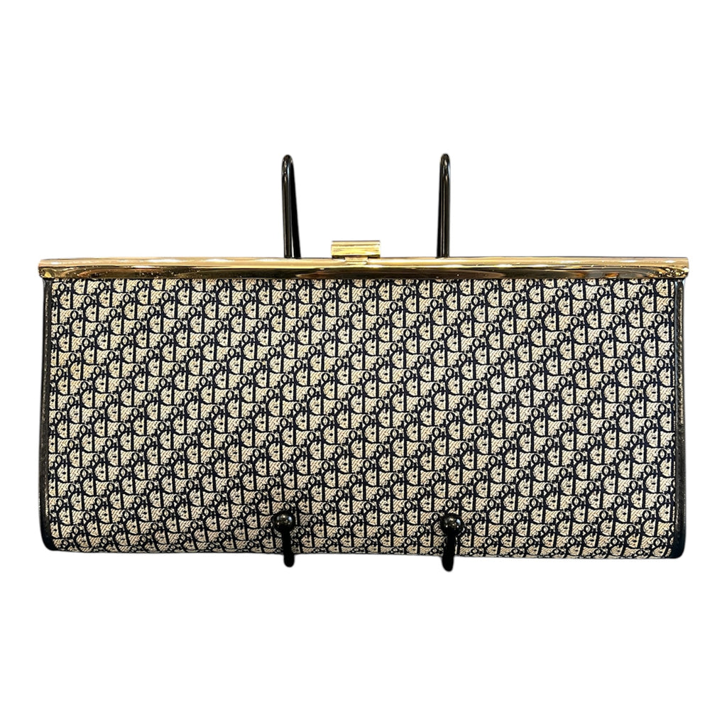 Dior Monogram Diorissimo Trotter Canvas Clutch