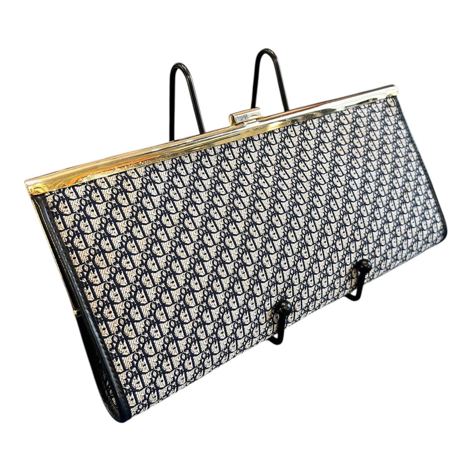 Dior Monogram Diorissimo Trotter Canvas Clutch