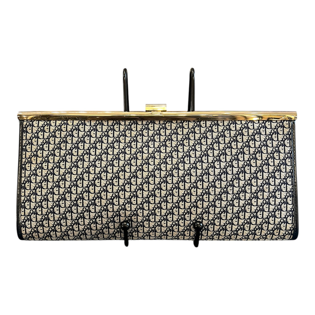 Dior Monogram Diorissimo Trotter Canvas Clutch