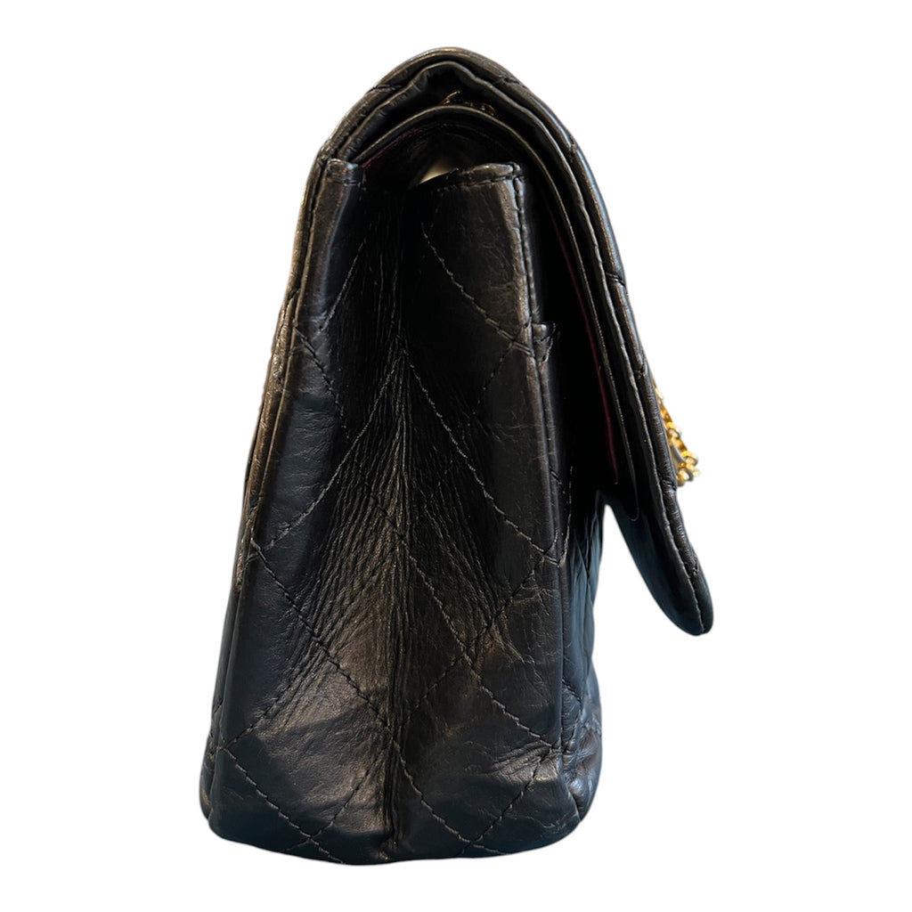 2011 Chanel Quilted Aged Calfskin Reissue 2.55 Double Flap 227