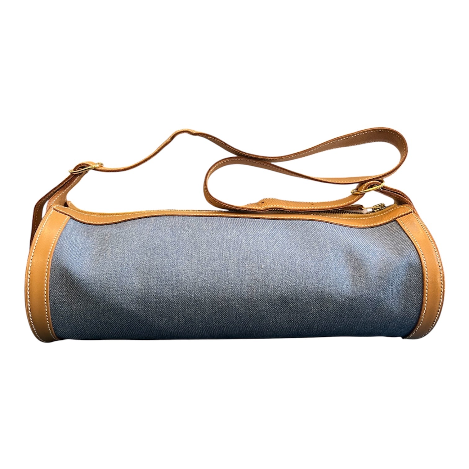Hermès Doremi 33 bag in denim and calfskin – Opulence Vintage