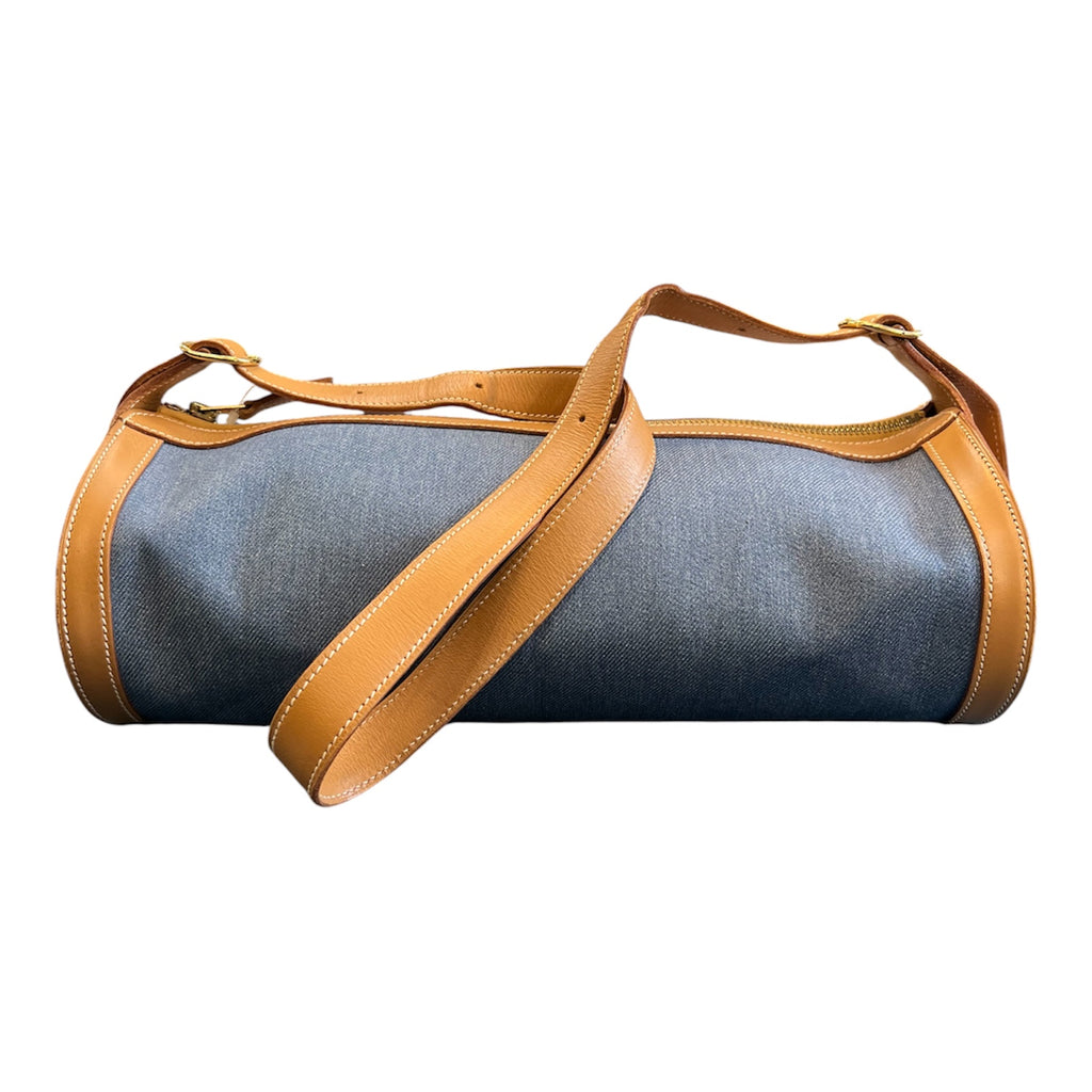Hermès Doremi 33 bag in denim and calfskin