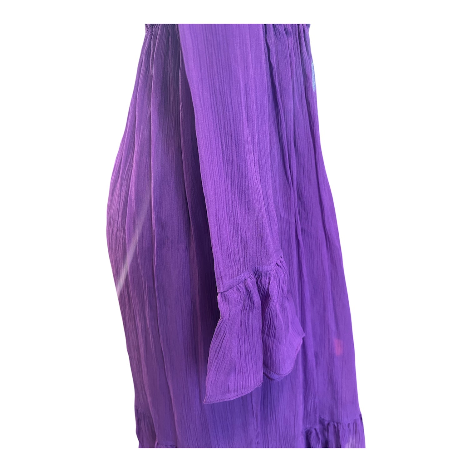 gucci dress purple Lady Gaga's Vibrant Violet Gown at U.K. 'House of Gucci' Premiere