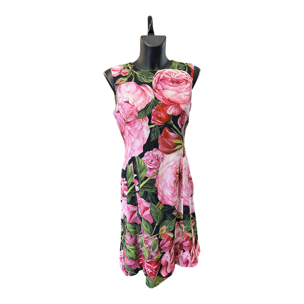 Dolce&Gabbana Short Dress with Floral Print