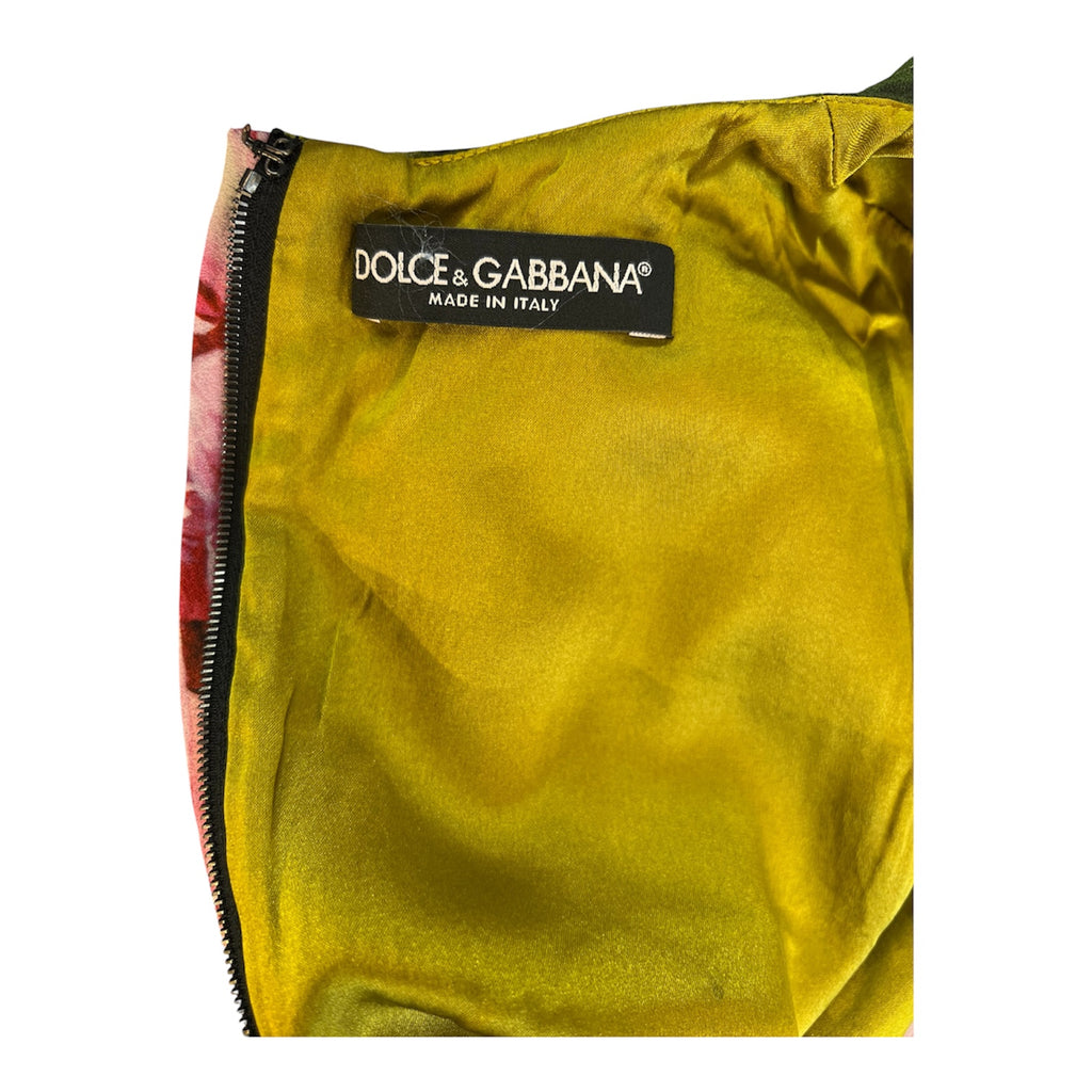 Dolce&Gabbana Short Dress with Floral Print