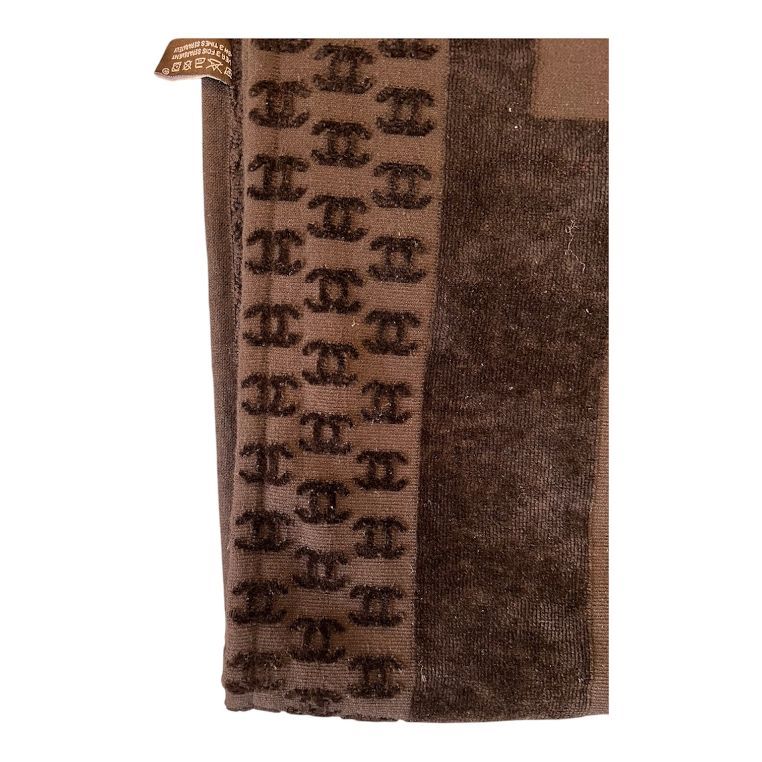 Chanel Noire Cotton Beach Towel