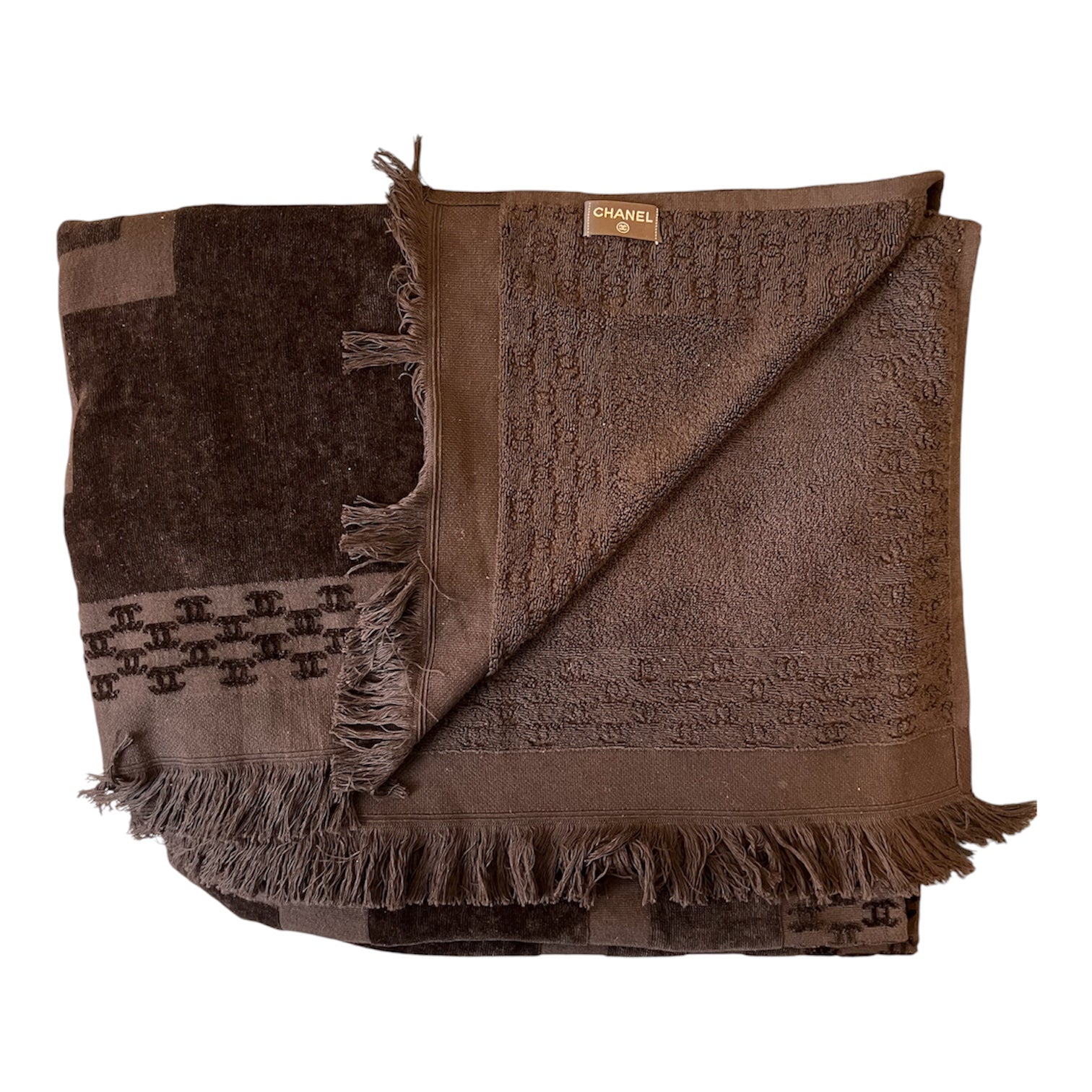 Chanel Noire Cotton Beach Towel