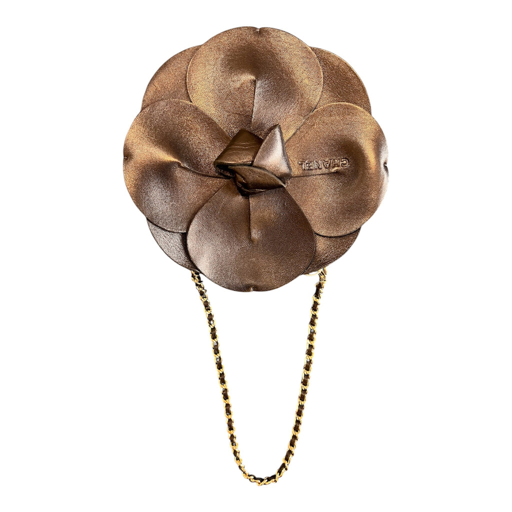 2002 Chanel Lambskin and Satin Camellia Flower Evening Bag