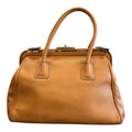 Prada Goatskin Madras Zipper Handbag