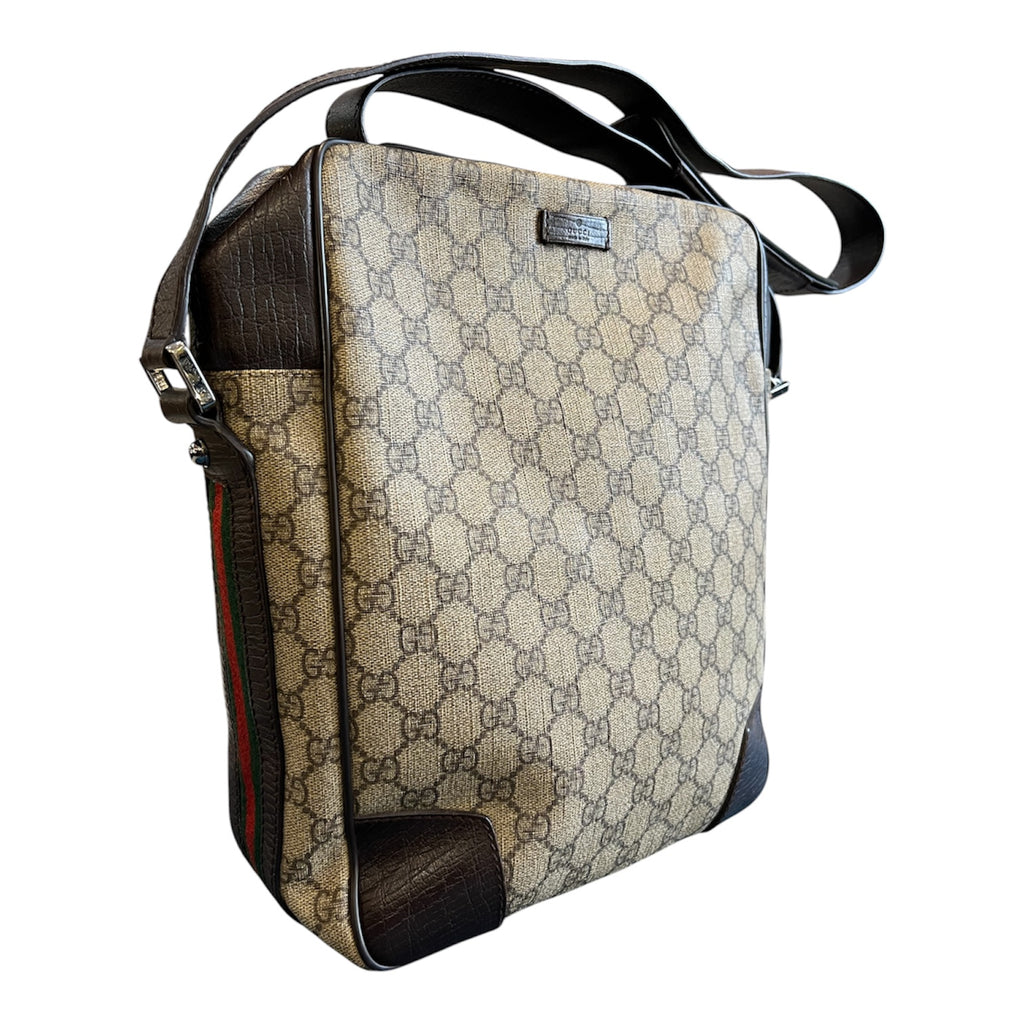 Gucci GG Supreme Web Crossbody Handbag