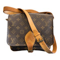 1992 Louis Vuitton Monogram Cartouchiere MM Handbag