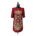 Dolce&Gabbana Burgundy Dress
