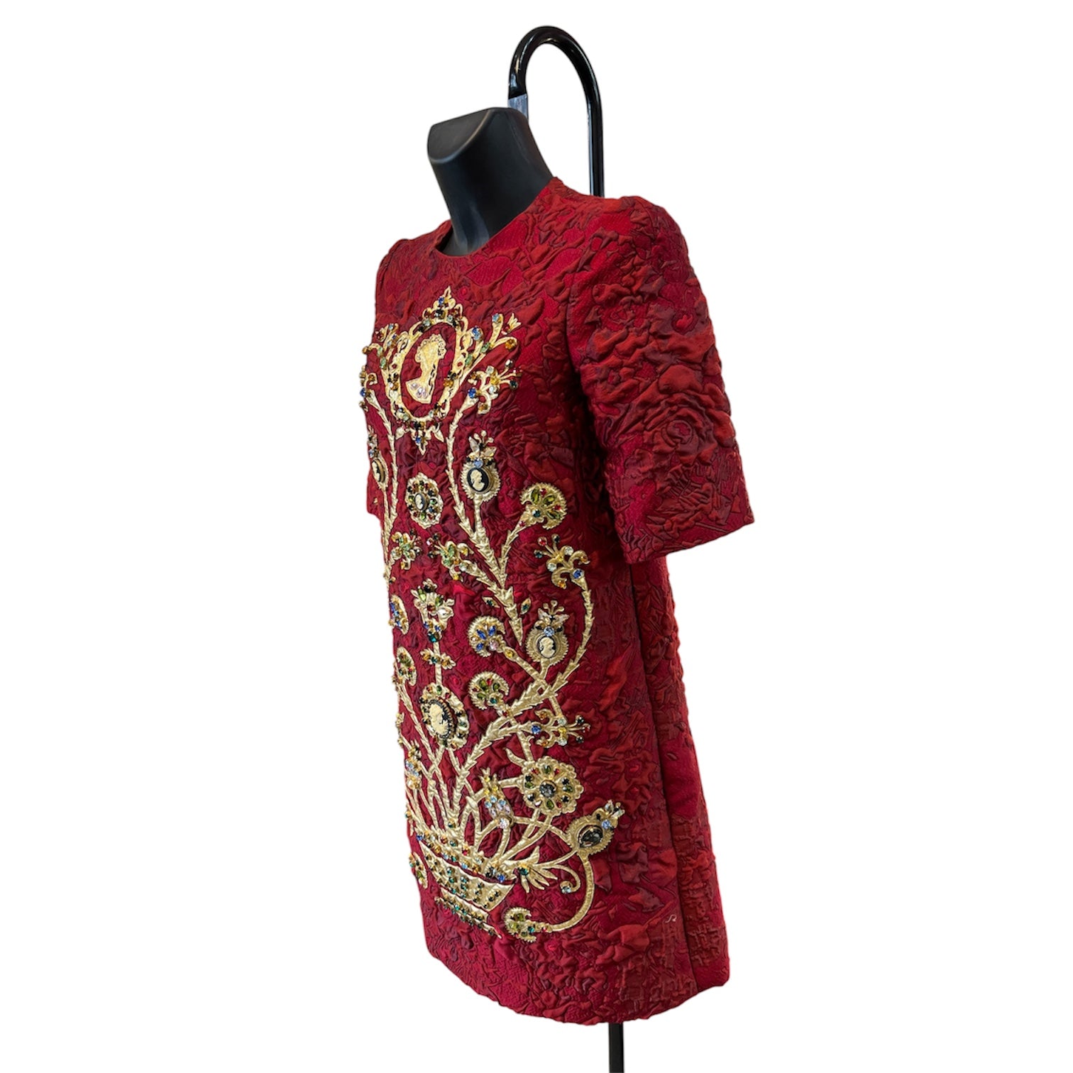Dolce&Gabbana Burgundy Dress