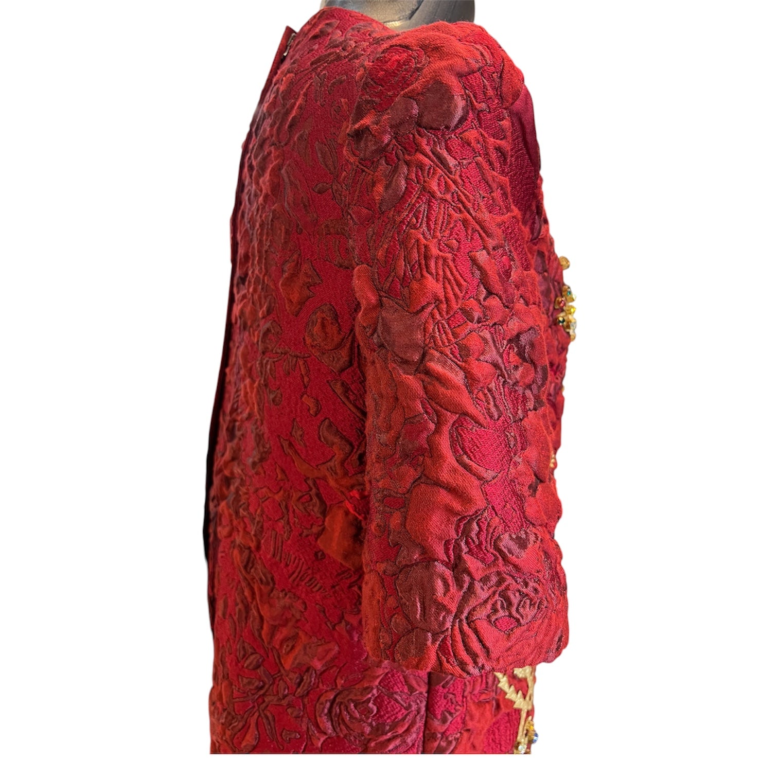 Dolce&Gabbana Burgundy Dress