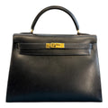 Hermes Box Calf Kelly Sellier 32 Handbag