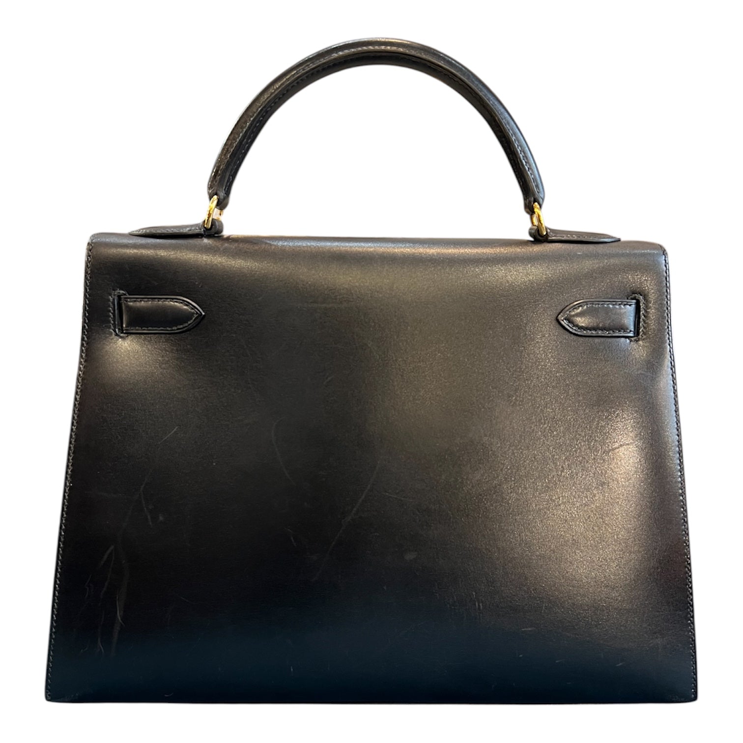 Hermes Box Calf Kelly Sellier 32 Handbag