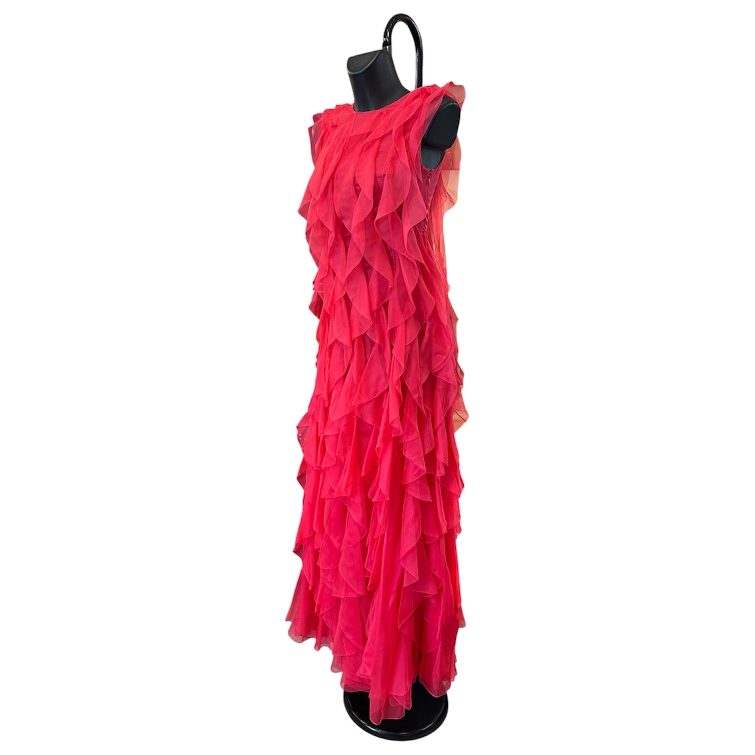 Ralph&Russo Fuchsia Pink Silk Dress