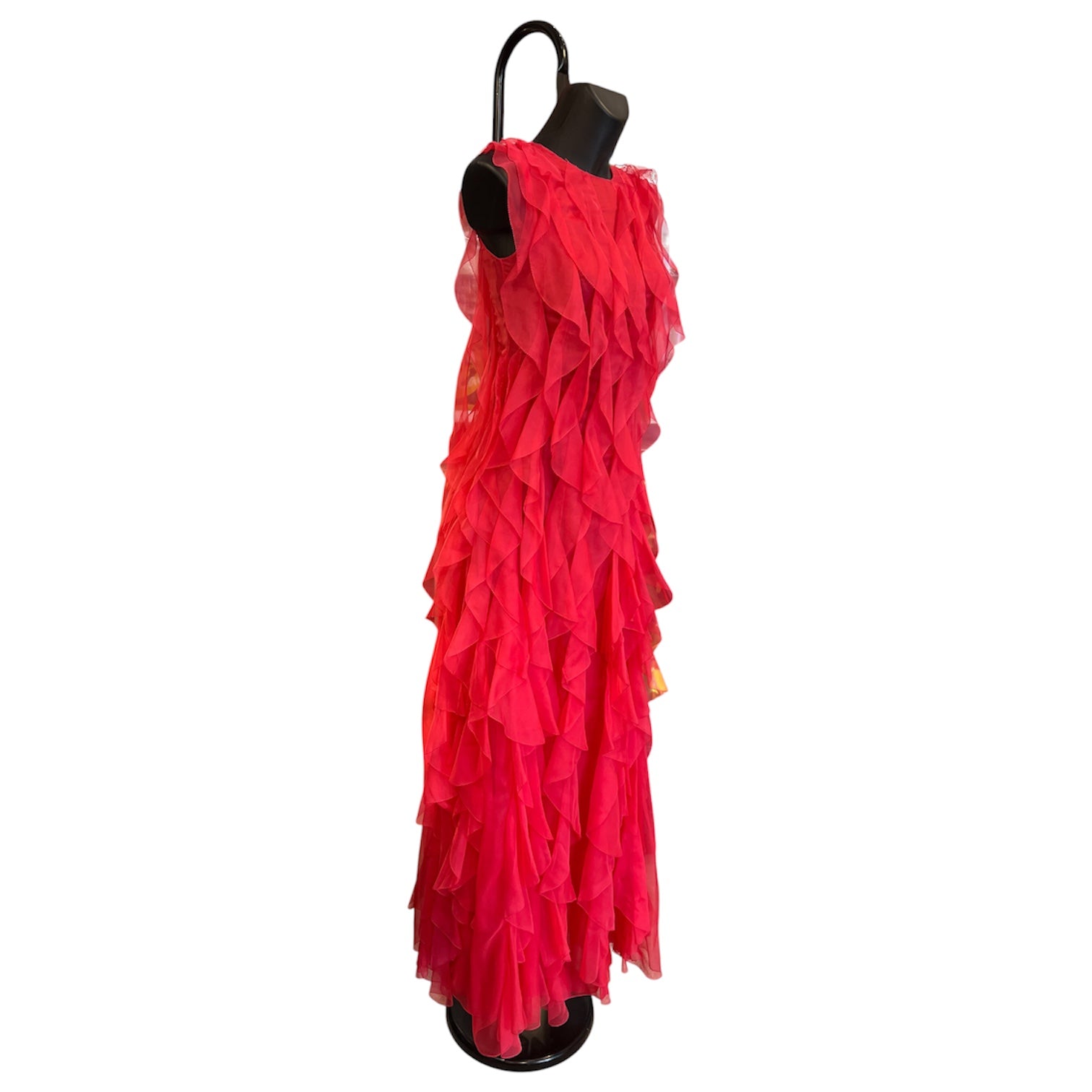 Ralph&Russo Fuchsia Pink Silk Dress