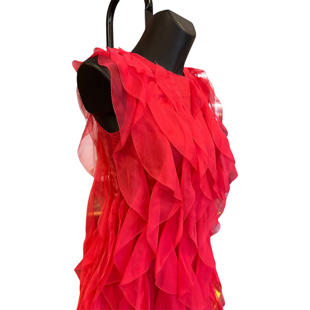 Ralph&Russo Fuchsia Pink Silk Dress