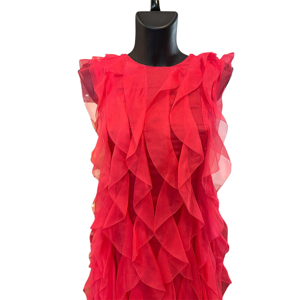 Ralph&Russo Fuchsia Pink Silk Dress