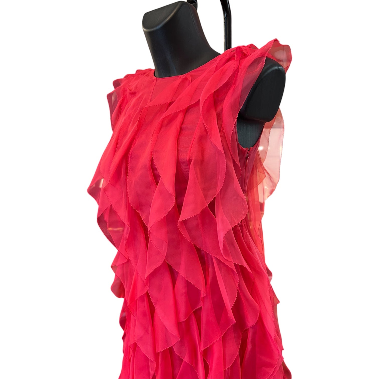 Ralph&Russo Fuchsia Pink Silk Dress