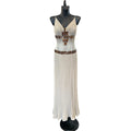 Beige Just Cavalli silk dress