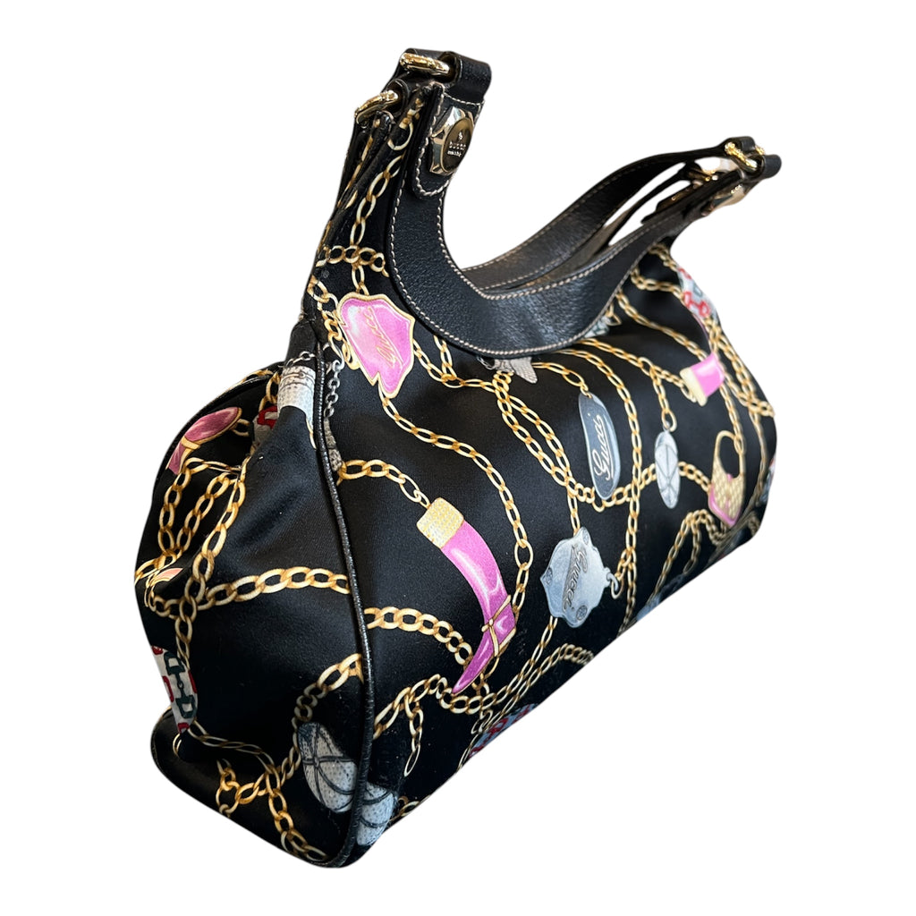 Gucci Medium Satin Charmy Shoulder Bag