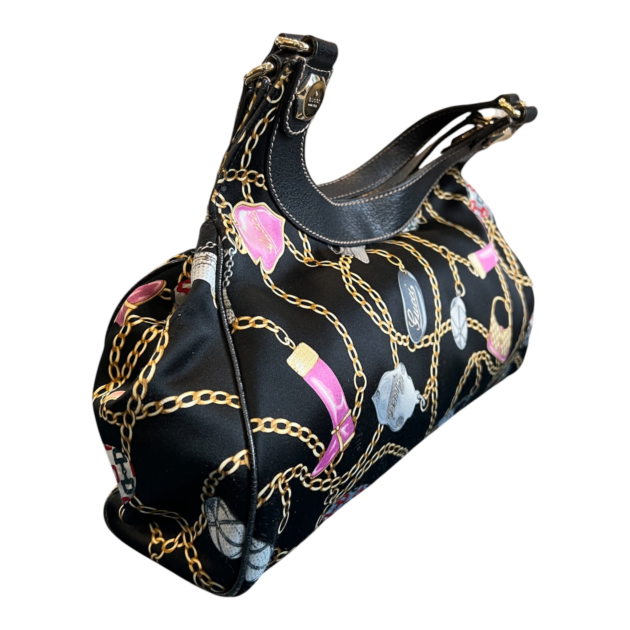 Gucci Medium Satin Charmy Shoulder Bag
