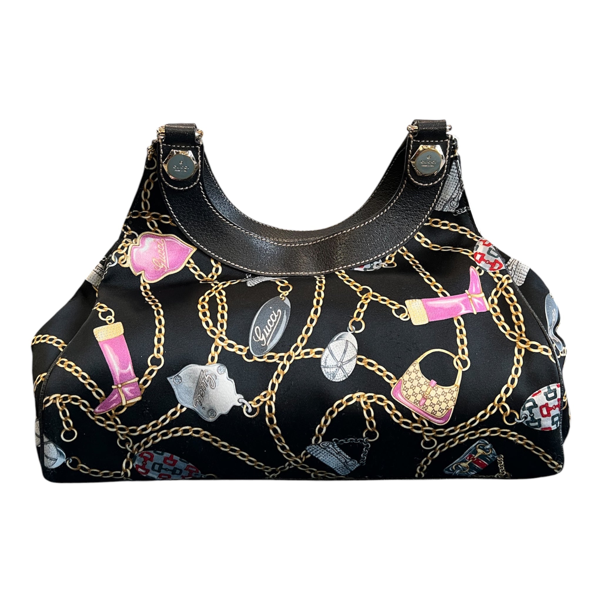 Gucci Medium Satin Charmy Shoulder Bag