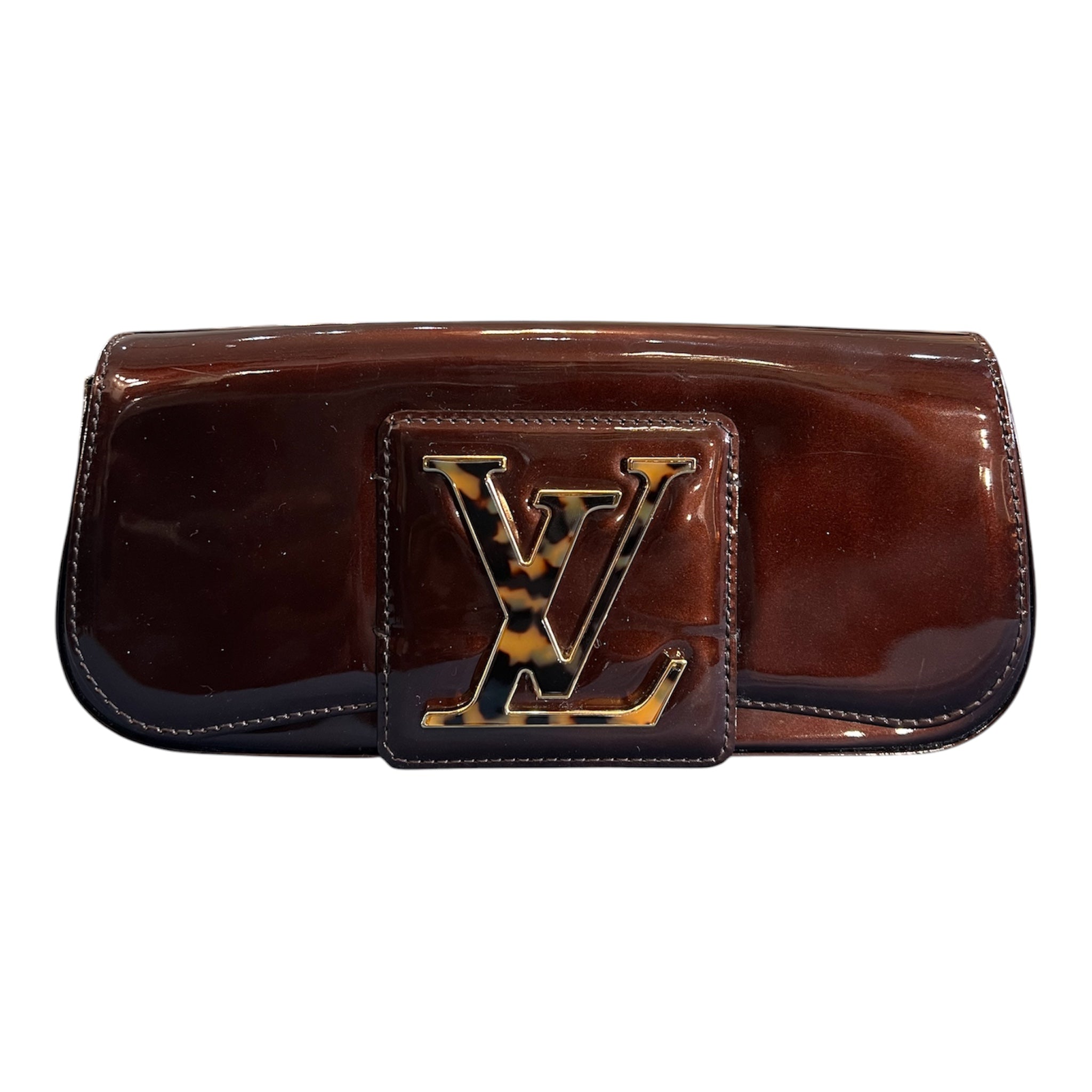 2010 Louis Vuitton Bordeaux Vernis Sobe Clutch