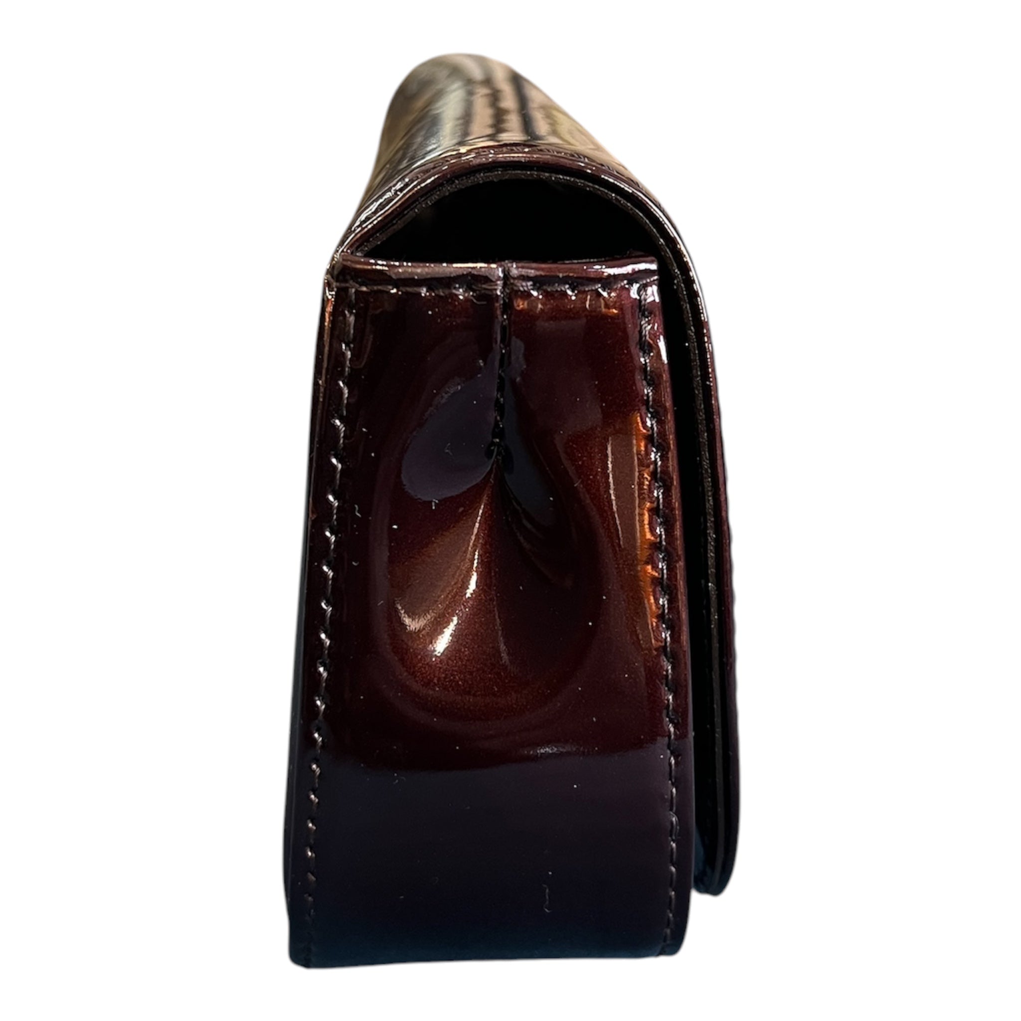 2010 Louis Vuitton Bordeaux Vernis Sobe Clutch
