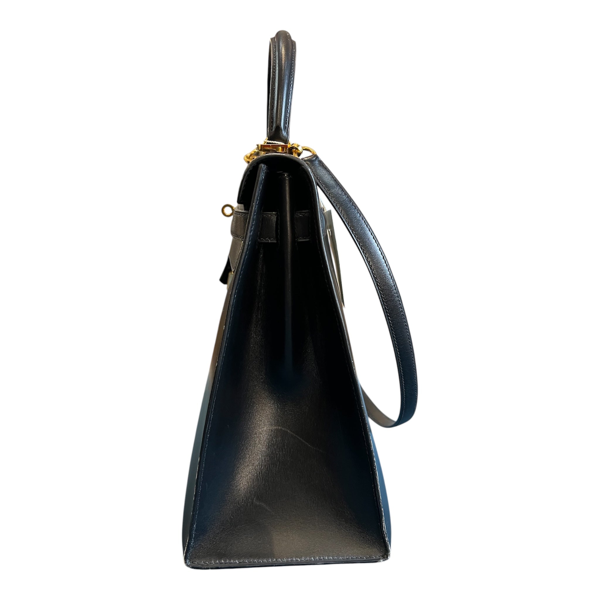 1996 Hermès Box Calf Kelly Sellier 35 Handbag