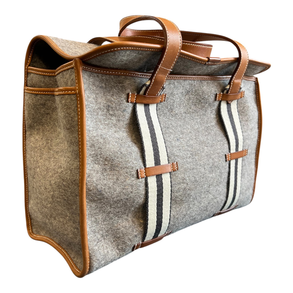 Hermes Felt Camail Tote