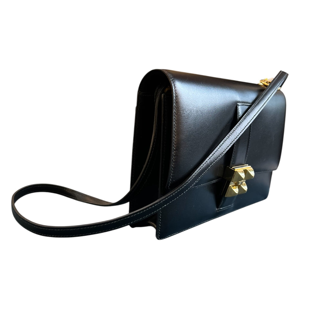 Hermes Box Calf Medor Crossbody Bag